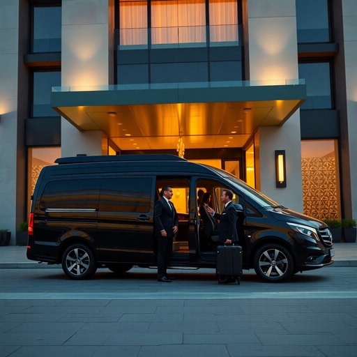 Luxury Hotels Near CMN with Airport Shuttle Service offering private VIP transportation and professional chauffeur assistance.