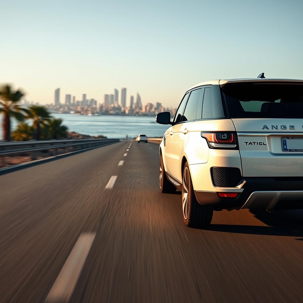 Luxury Range Rover SUV available for private rental and chauffeur services