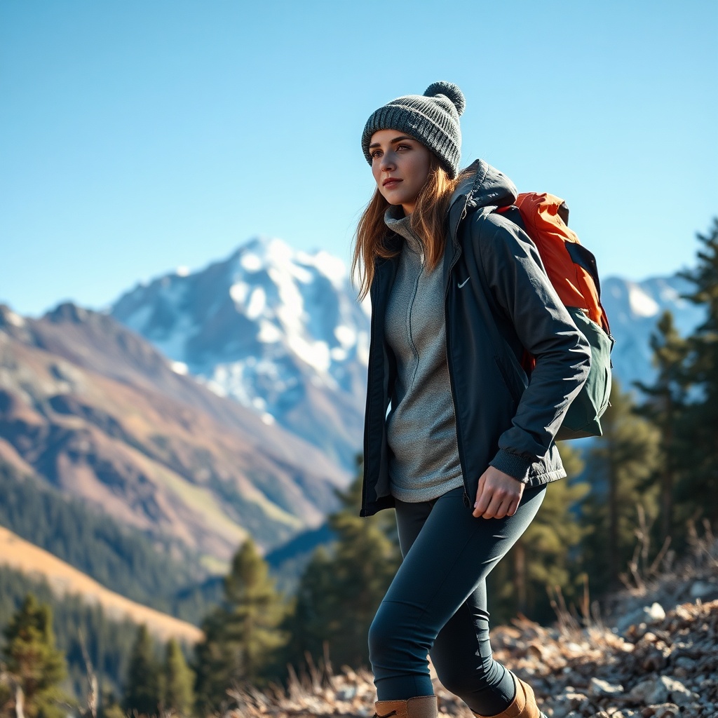 Tenue de voyage au Maroc adaptée aux randonnées dans les montagnes de l'Atlas, avec couches techniques et veste imperméable