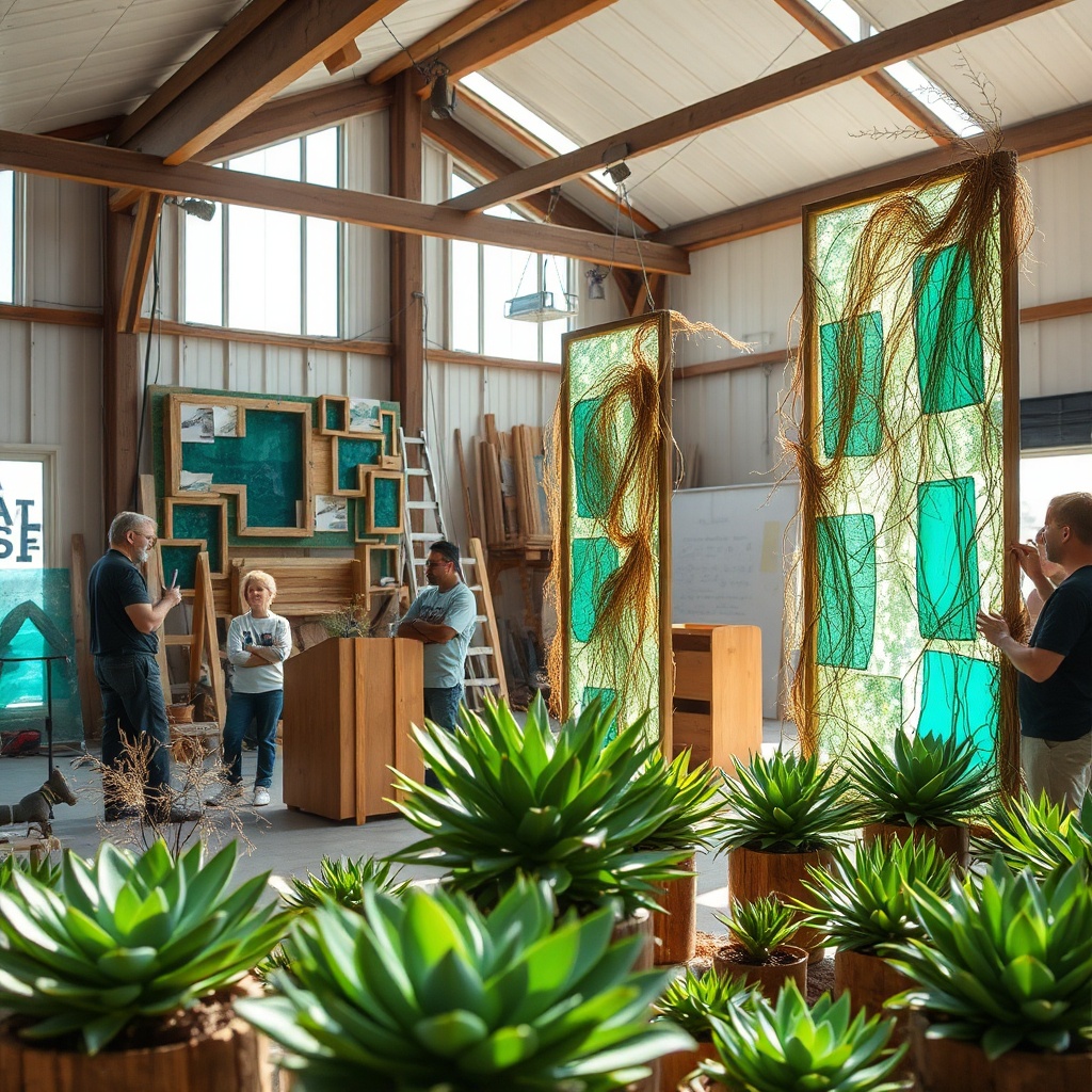 Escale Casablanca workshop showcasing sustainable maritime art and community engagement